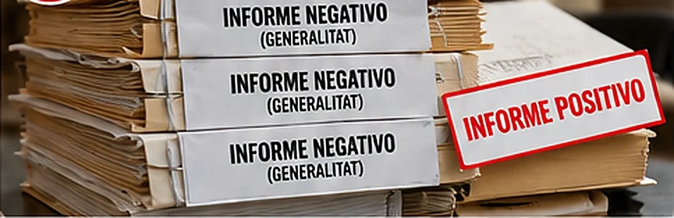 Representación ilustrativa de expedientes e informes administrativos, no documentos oficiales.